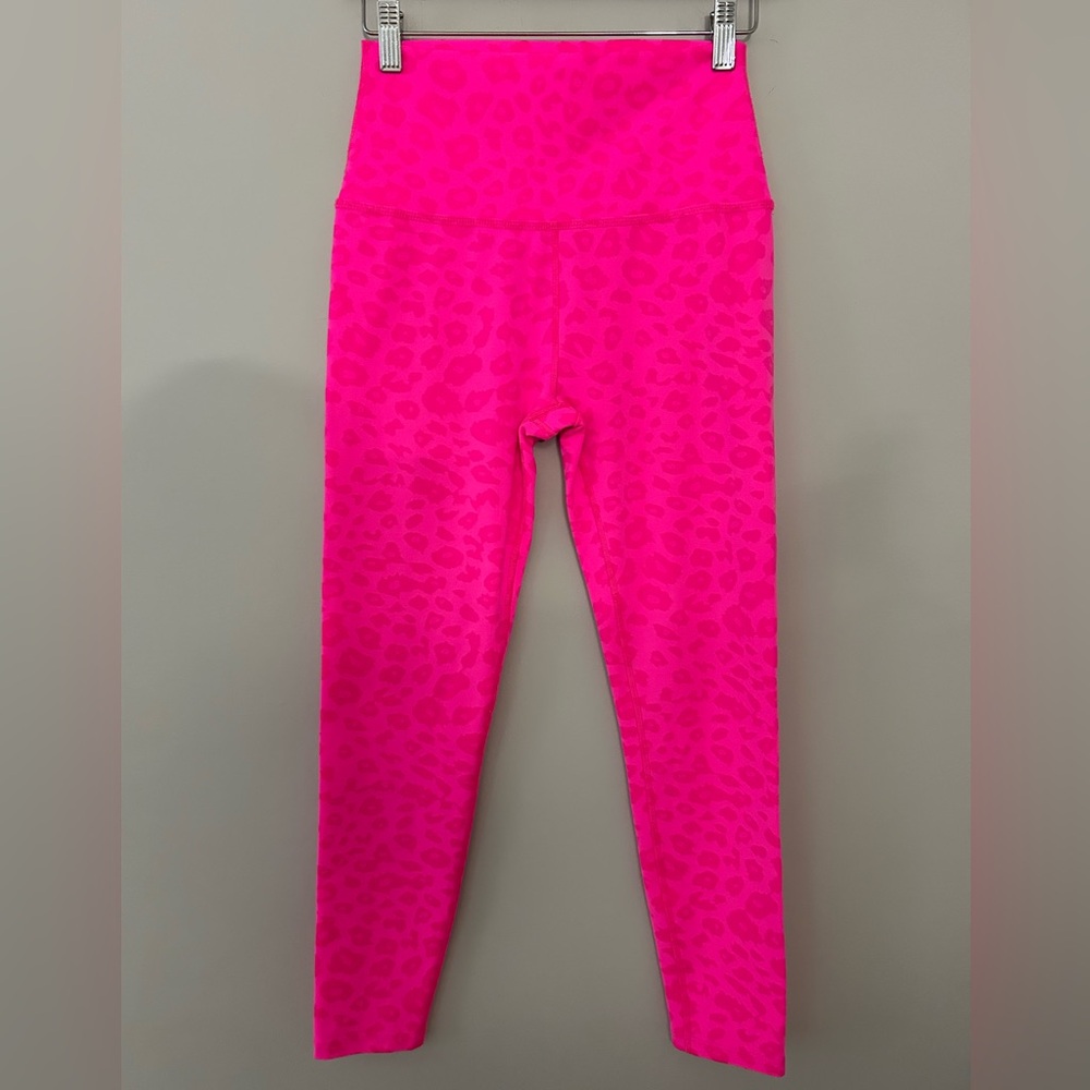Beyond Yoga Pink Leopard Leggings
